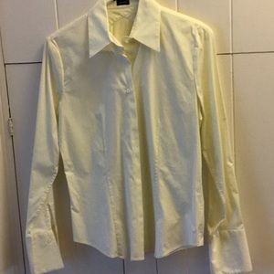 Creamy white long sleeve blouse